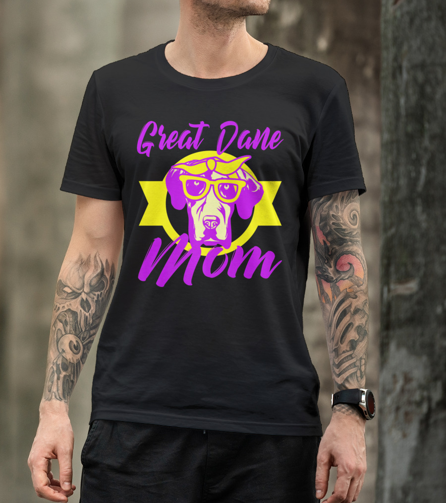 Great Dane Mom Women Puppy T-Shirt