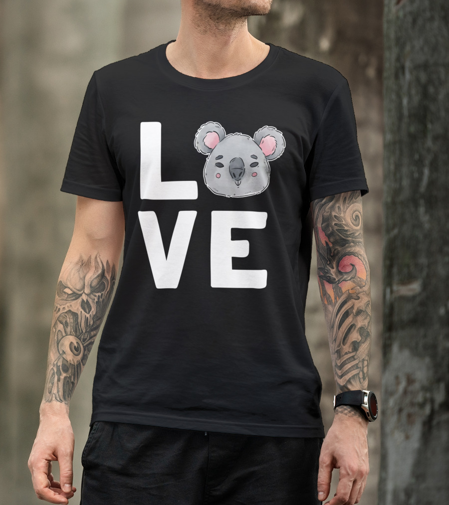 Love Koala Bear Cute Ecologist Australia Girl T-Shirt