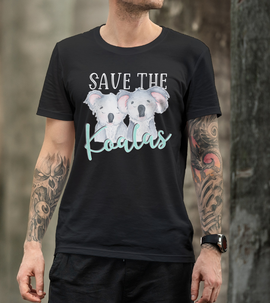 Save The Koalas Lovers Australia Strong Save The Koalas T-Shirt