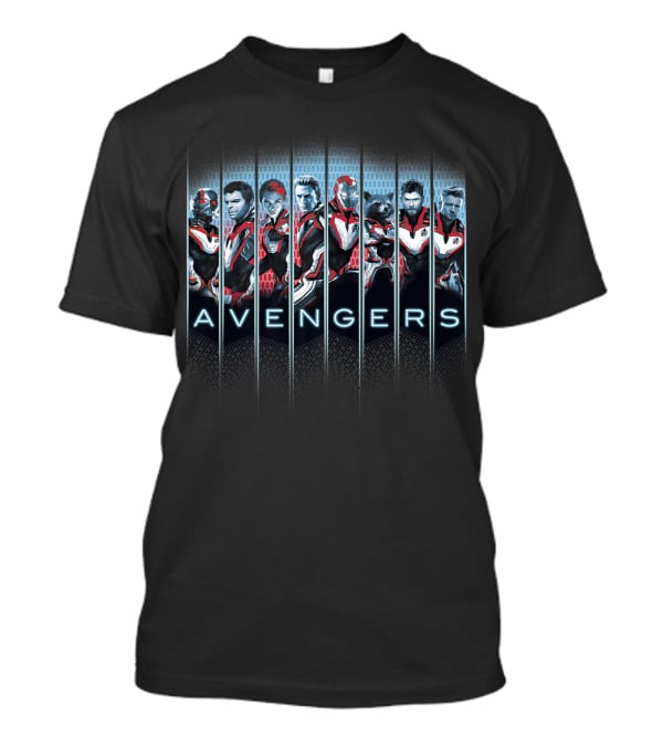 Avengers Endgame Characters In Quantum Suits T-Shirt