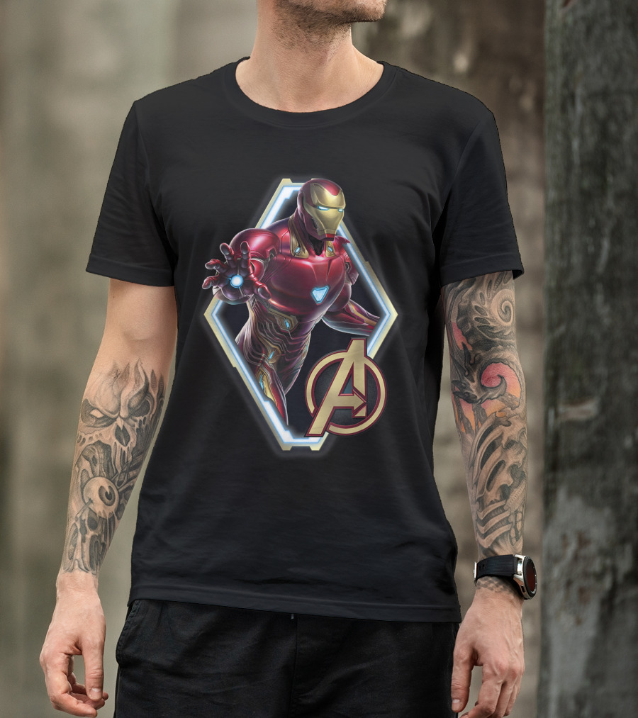 Marvel Avengers Endgame Iron Man Iconic Suit T-Shirt