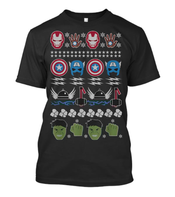 Iron Man Captain America Thor Hulk T-Shirt