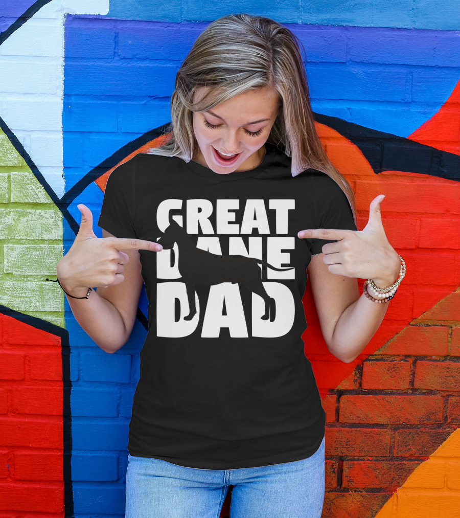 Great Dane Dad Dog Father Great Dane Dad T-Shirt
