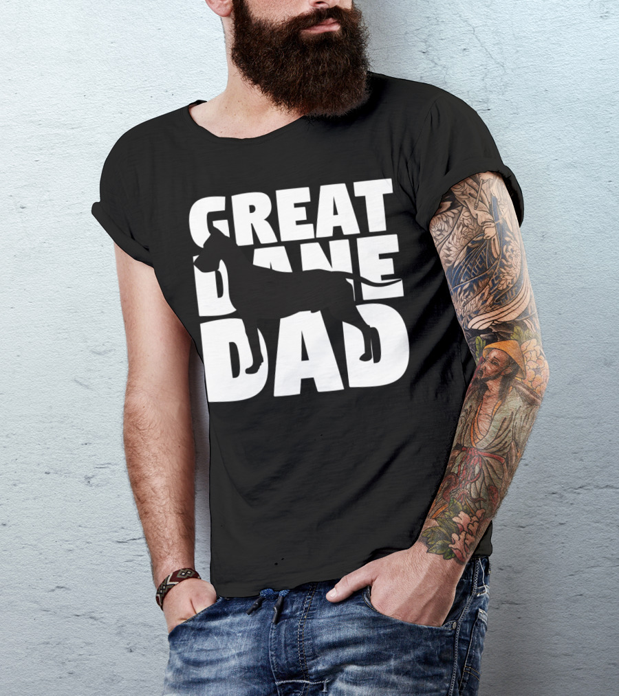 Great Dane Dad Dog Father Great Dane Dad T-Shirt