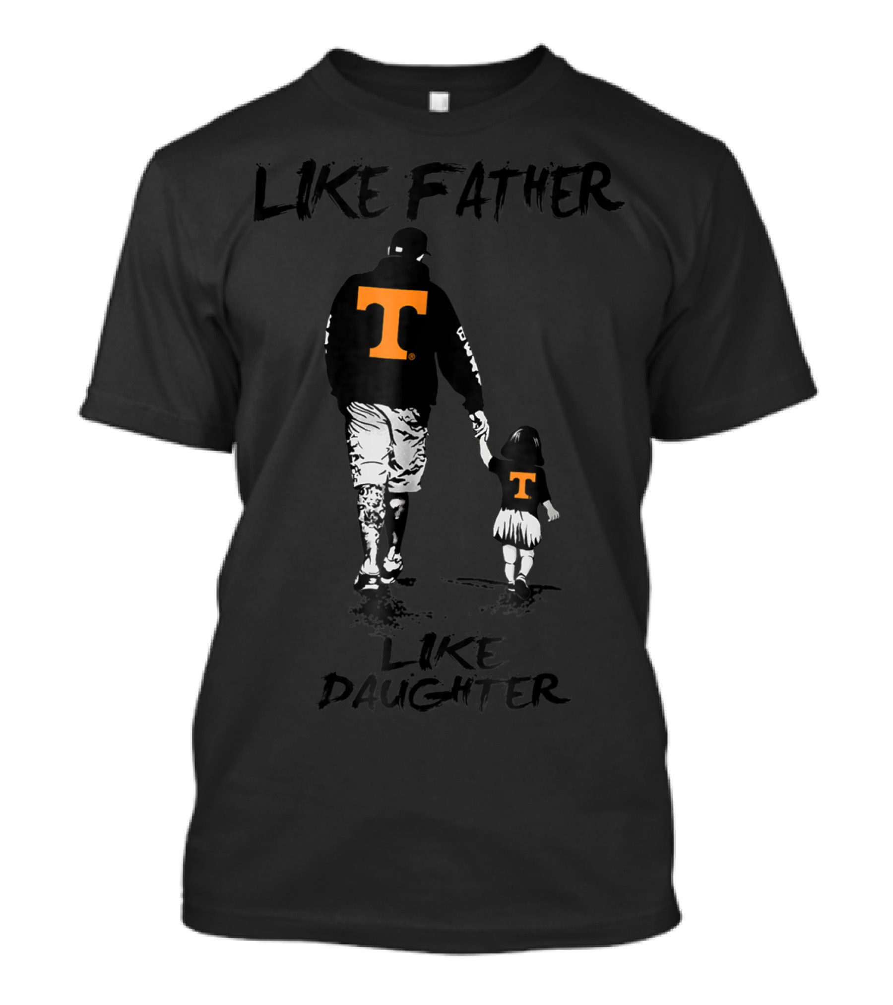 Tennessee Volunteers Like Father Like Daughter Orange T-Shirts T-Shirt
