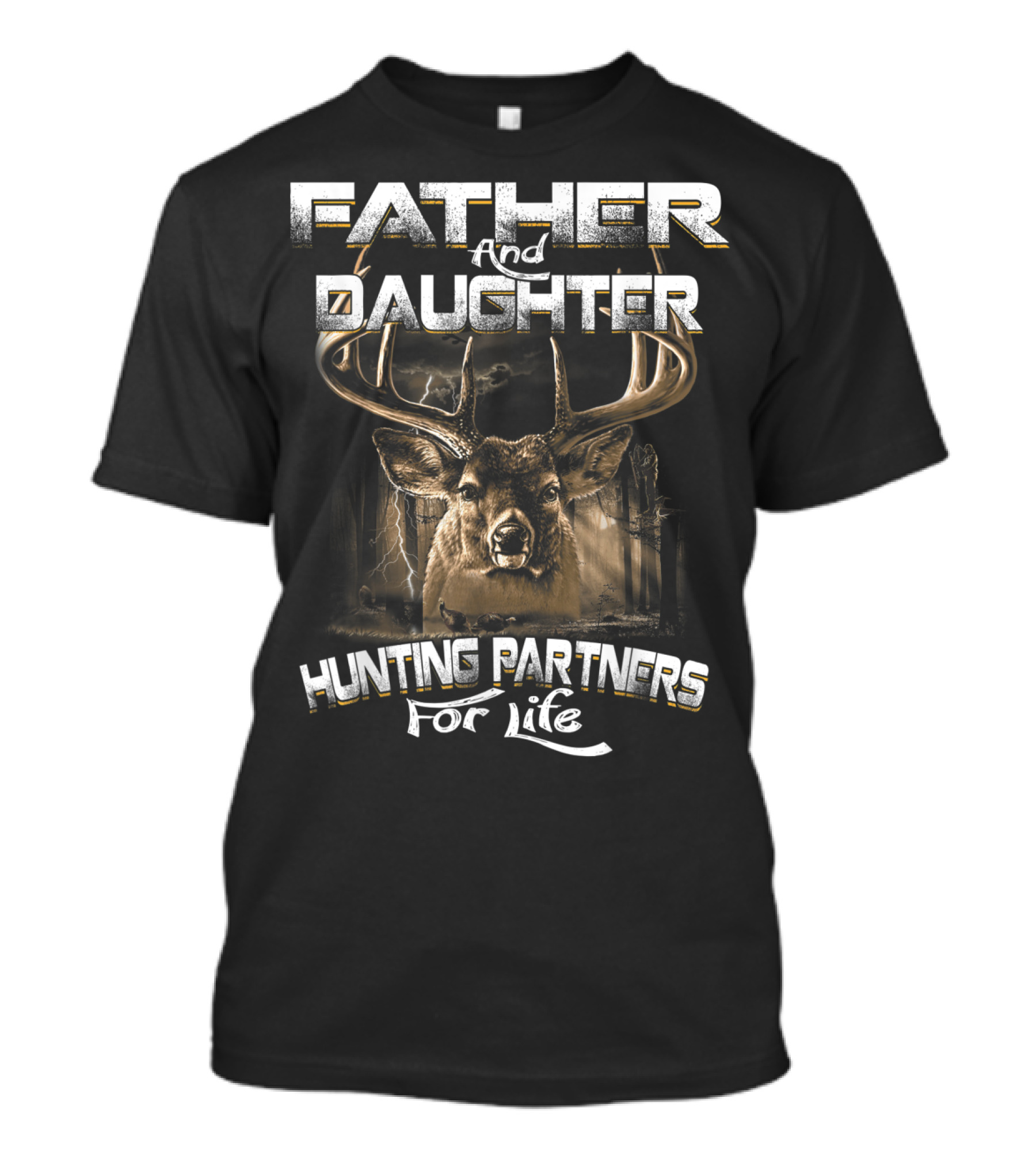 Father And Daughter Hunting Partners For Life T-Shirt