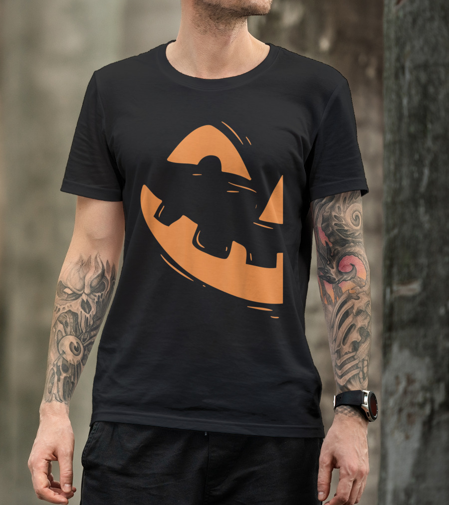 Jackolantern Pumpkin Face Halloween NBA San Antonio Spurs T-Shirt