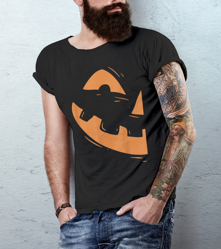 Jackolantern Pumpkin Face Halloween NBA San Antonio Spurs T-Shirt
