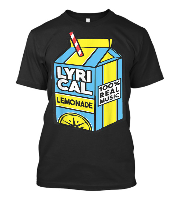 Lyrical Lemonade Carton 100% Real Music T-Shirt