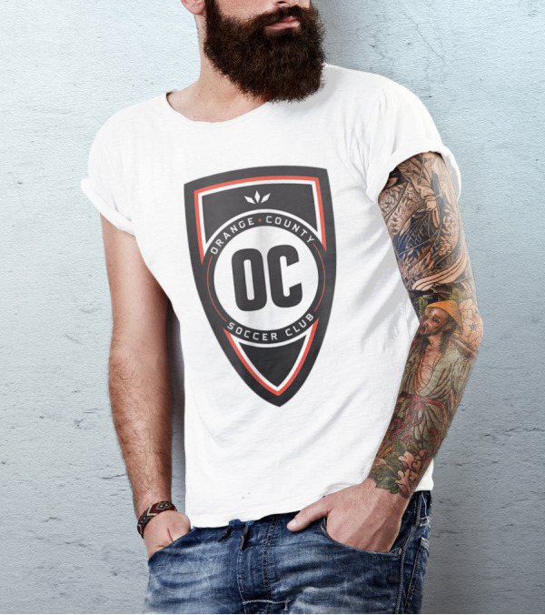 Orange County Soccer Club OC Shield Emblem T-Shirt