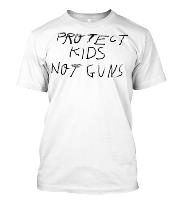 Protect Kids Not Guns Statement For Child Safety Advocacy T-Shirt