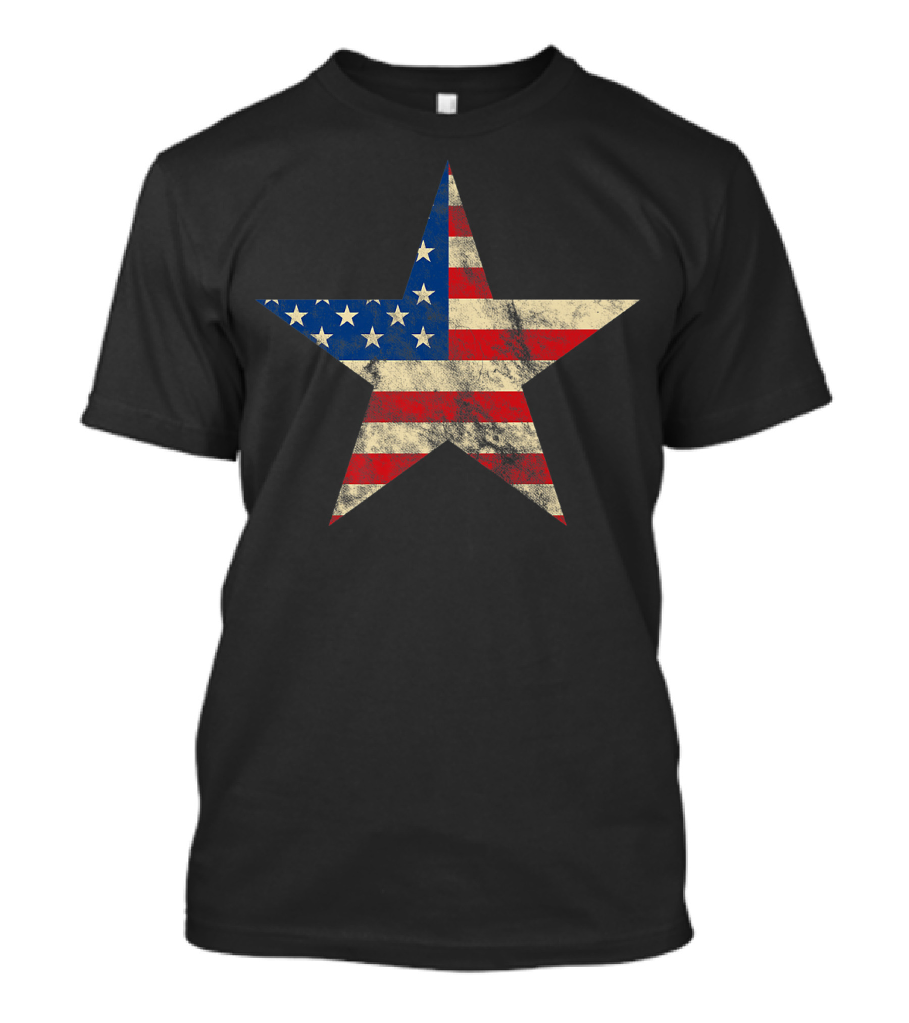 Usa Flag Star July 4Th Patriotic American Independence Day T-Shirt