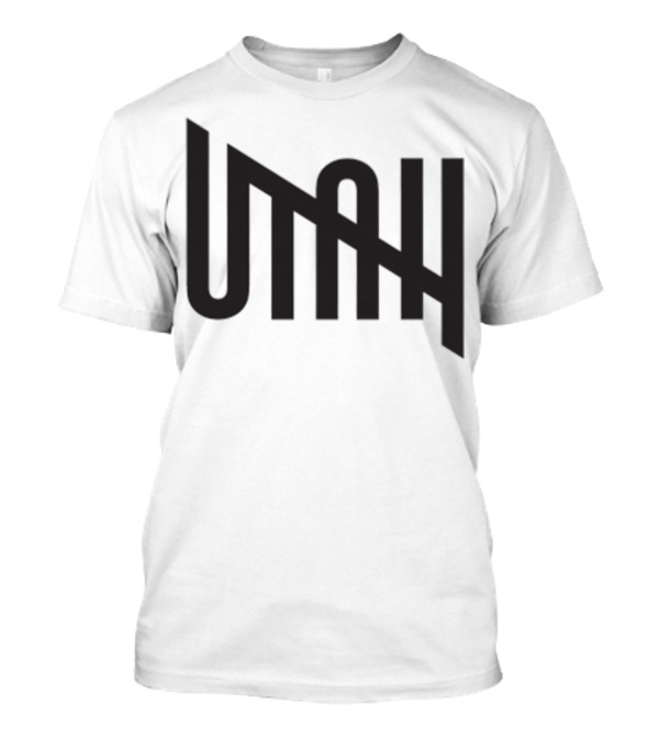 Utah Wordmark In Stylized Typeface T-Shirt