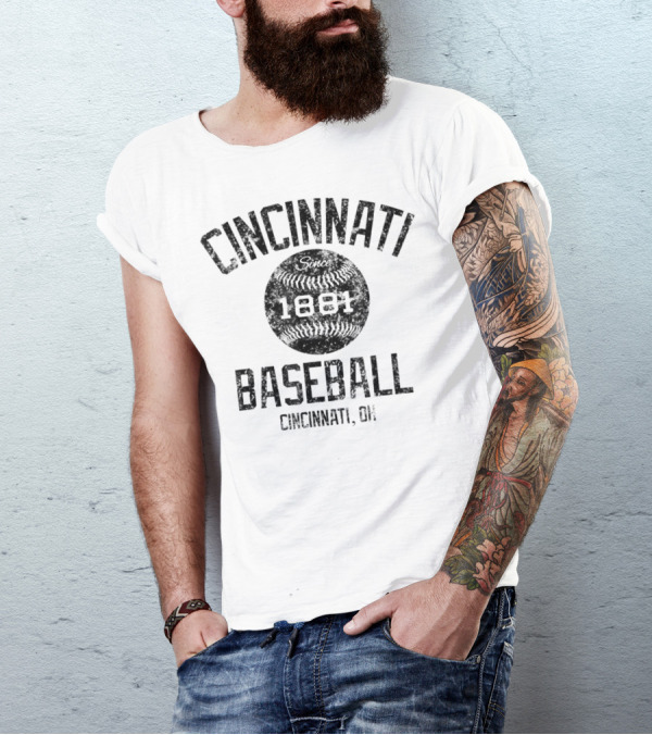 Cincinnati Baseball 1881 Cincinnati Ohio T-Shirt