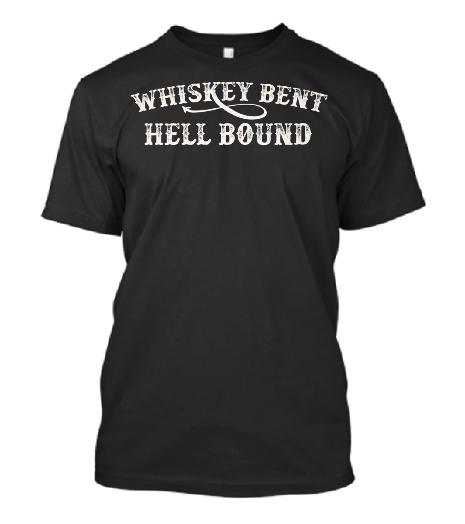 Whiskey Bent Hell Bound Vintage Southern T-Shirt