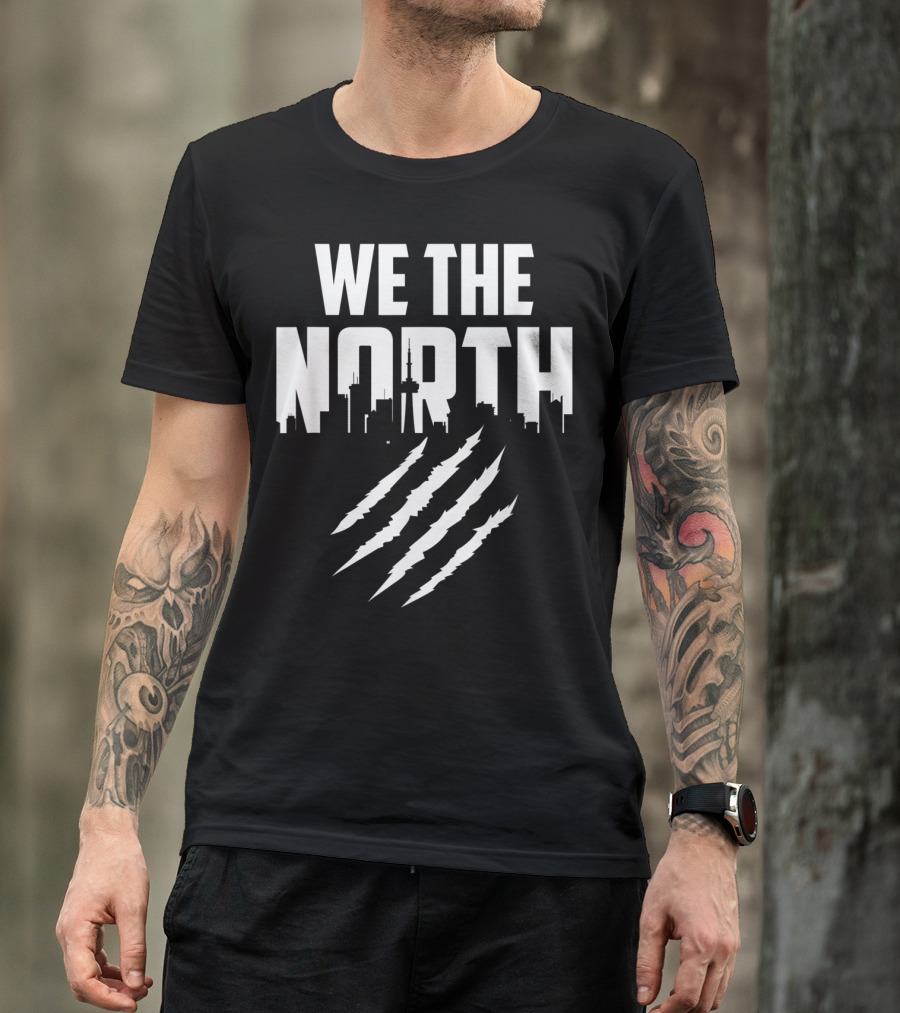 We The North Toronto Skyline Basketball Claw Marks T-Shirt