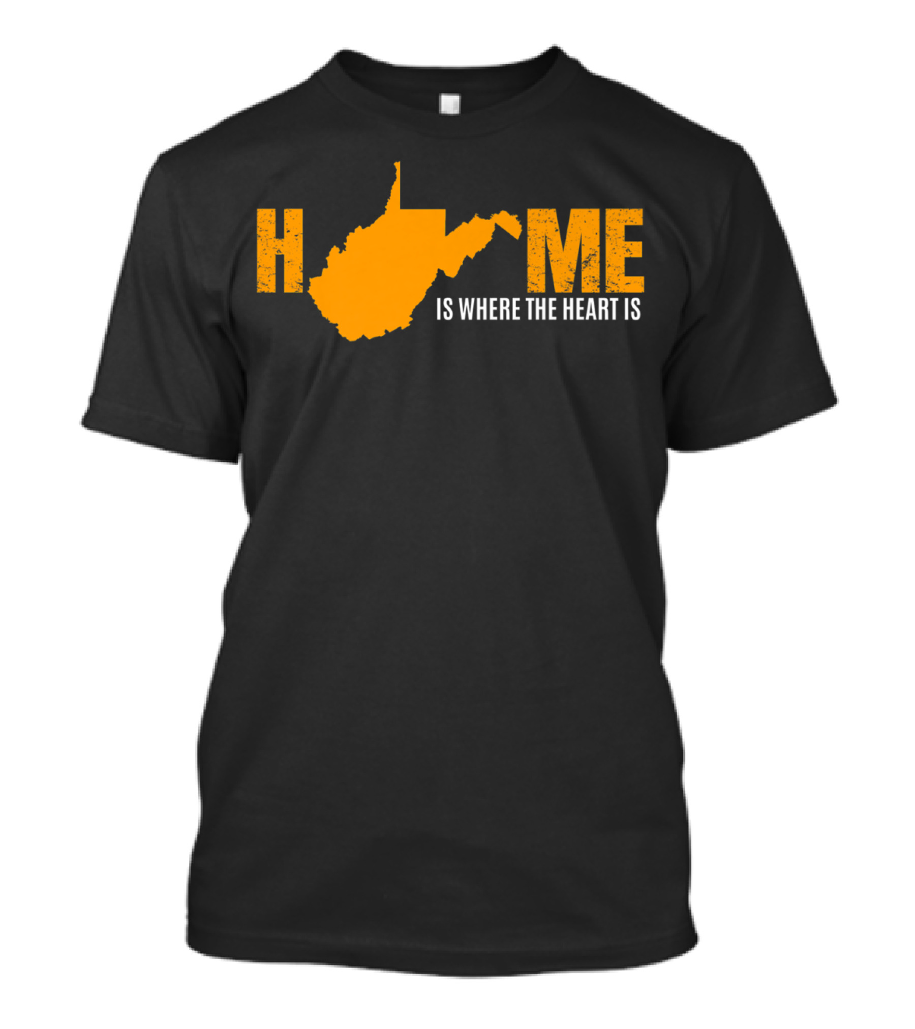 West Virginia WV Home Is Where The Heart Is T-Shirt