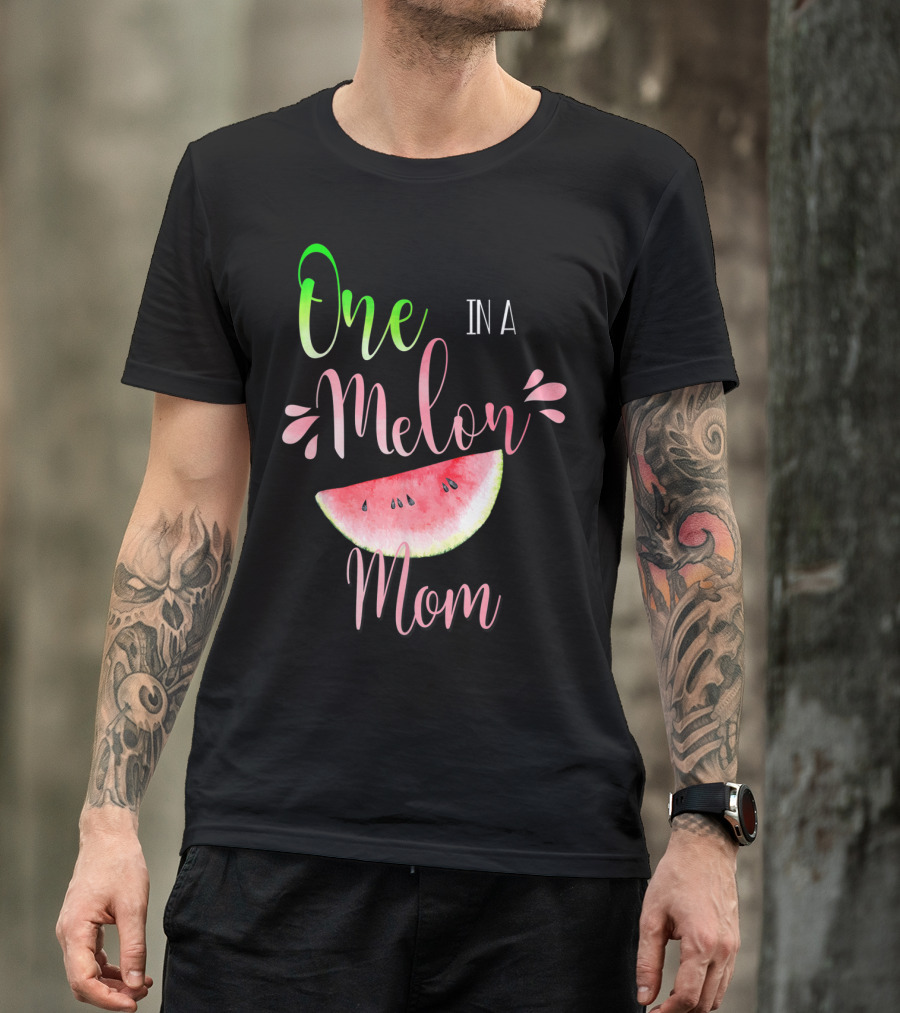 One In A Melon Mom Matching Group Birthday T-Shirt