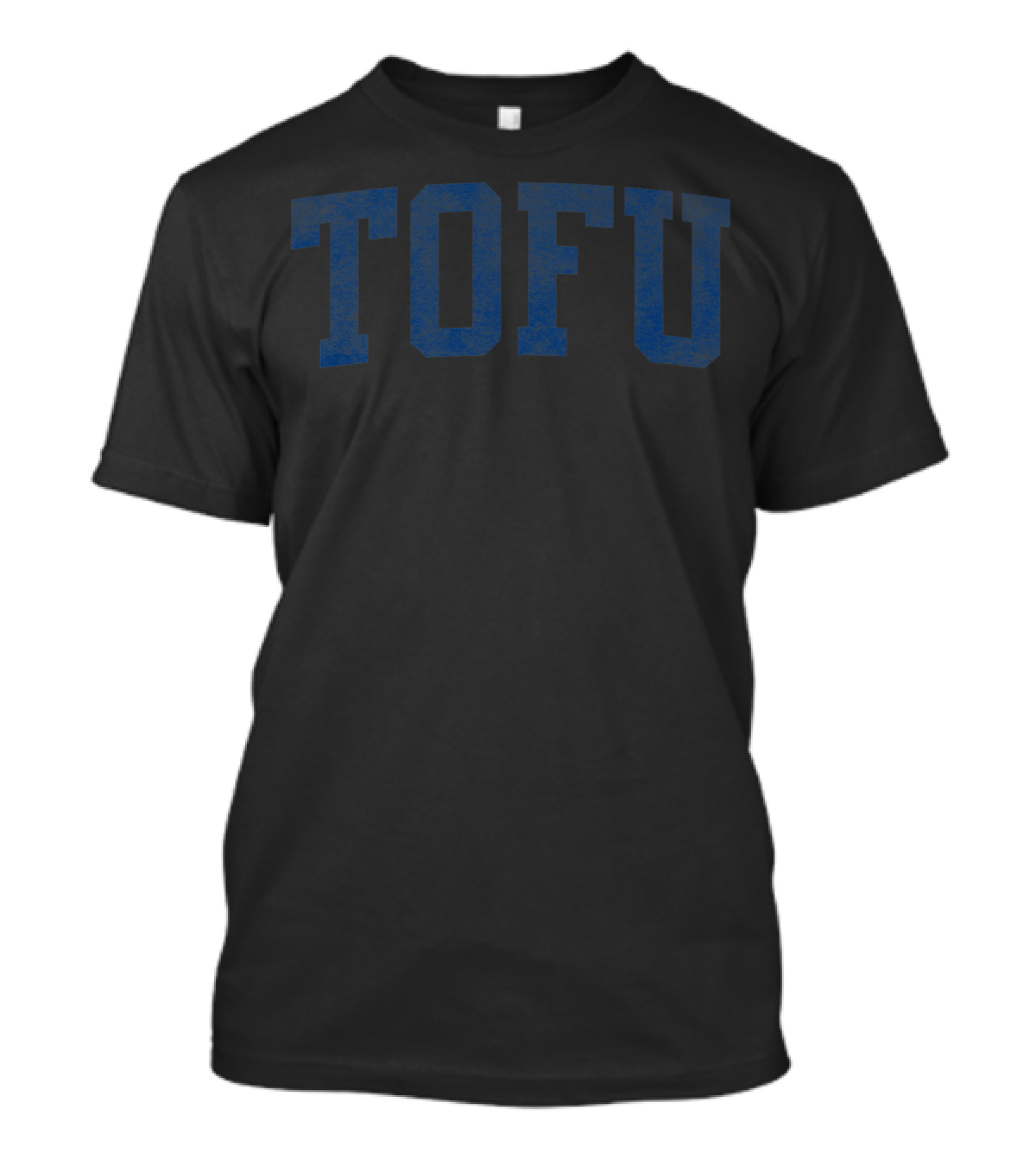 Tofu Vegan Vegetarian Varsity Soy Kale Parody Tofu T-Shirt