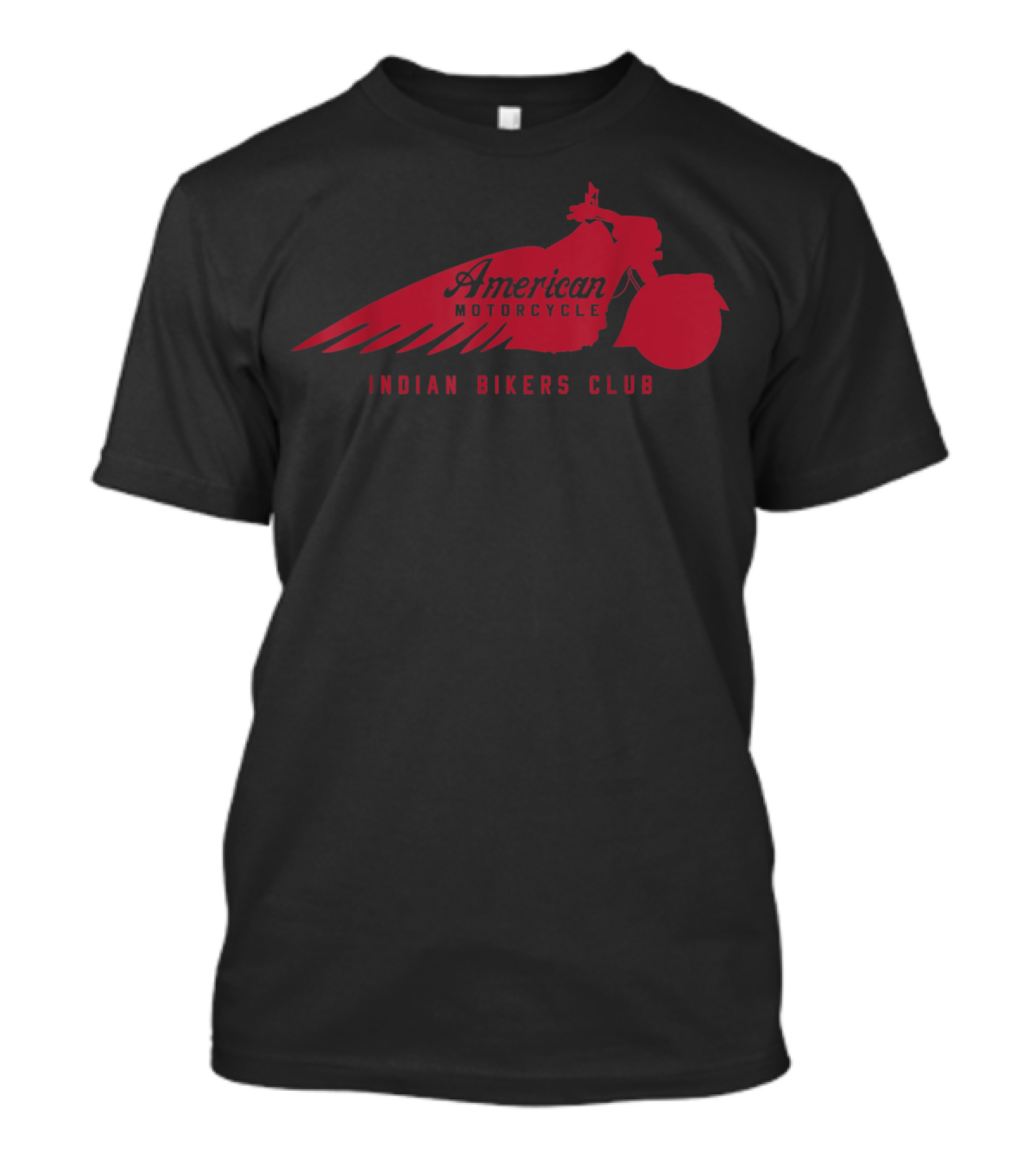 American Motorcycle Indian Bikers Club Vintage T-Shirt