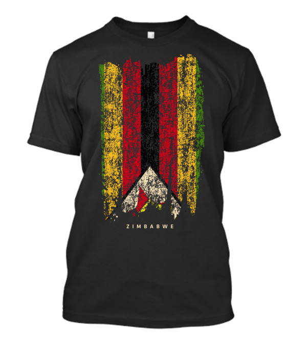 Vintage Zimbabwean Flag Zimbabwe T-Shirt
