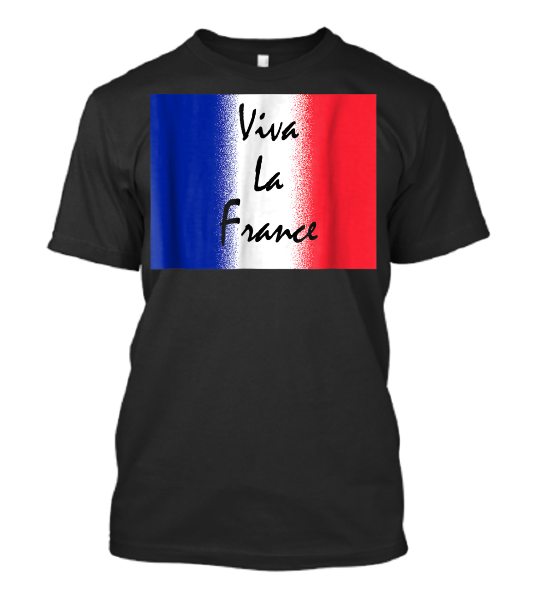 Viva La France Tricolor Flag T-Shirt