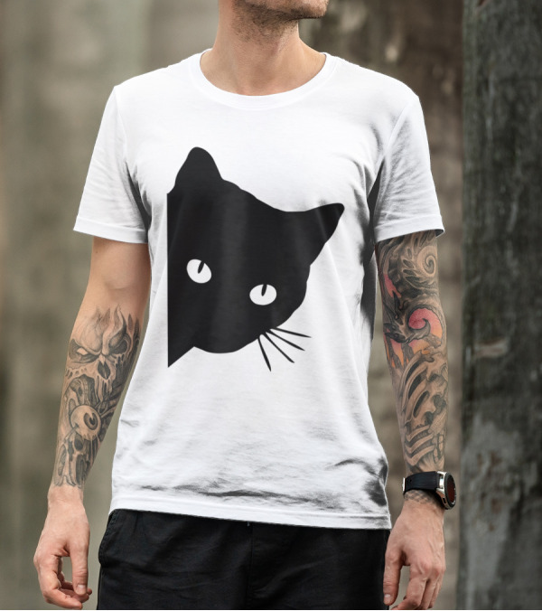 Cute Spy Cat For Ladies - Cat Lover's Delight T-Shirt