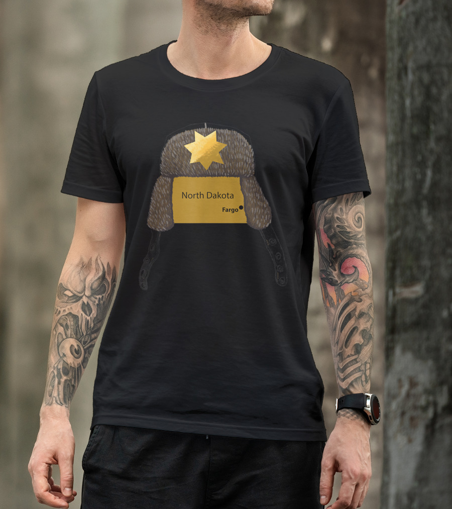 North Dakota Fargo Sheriff Hat Badge Woot T-Shirt