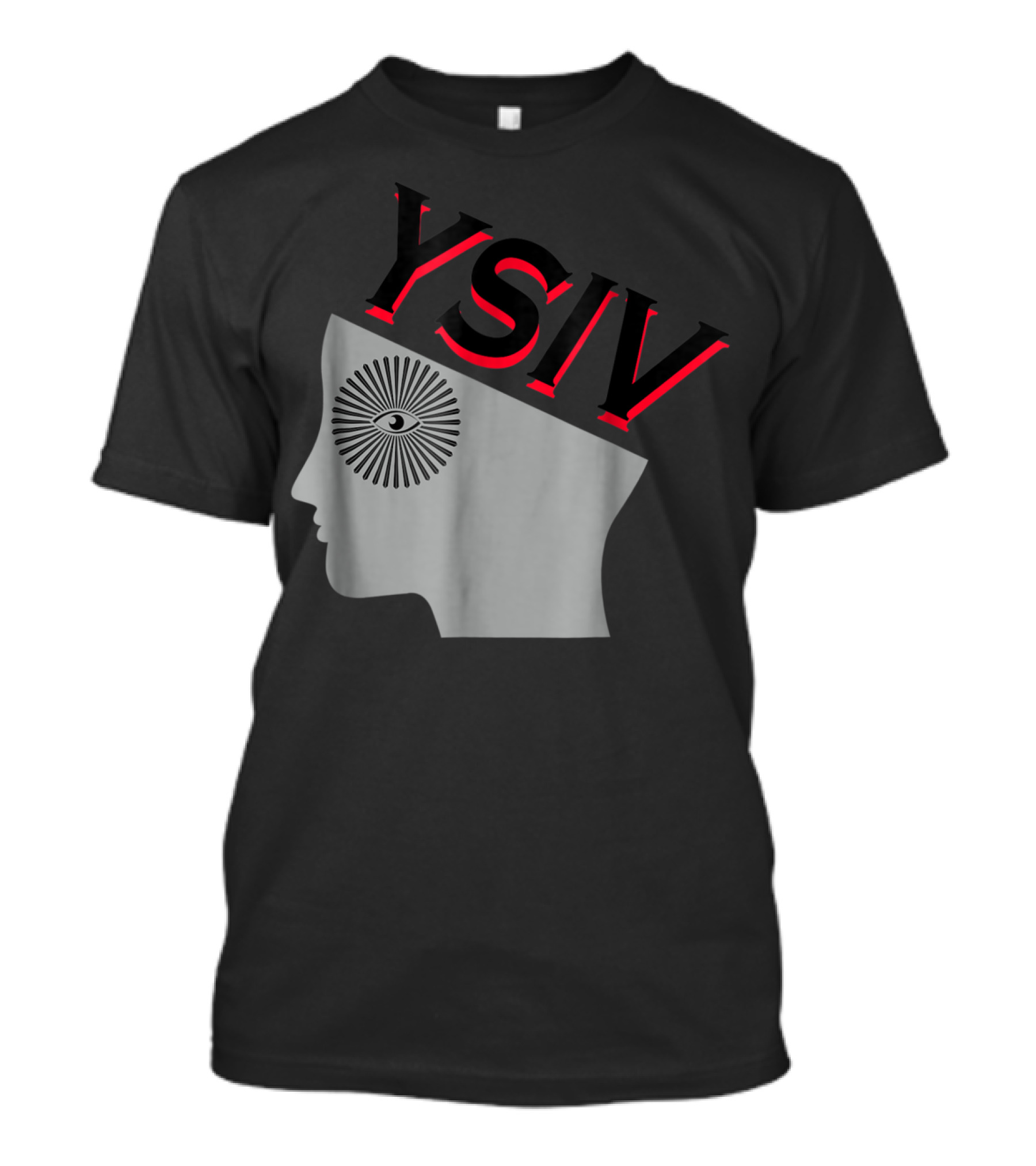 YSIV Mind's Eye Head Profile With Radiating Eye T-Shirt