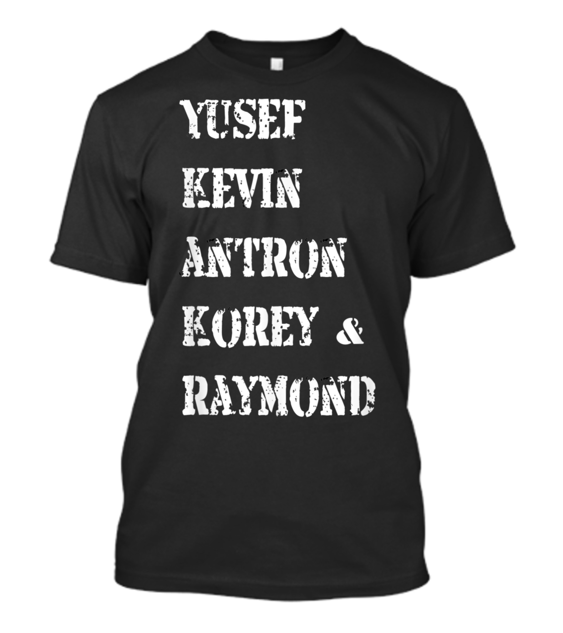 Yusef Kevin Antron Korey Raymond Exonerated 5 Central Park T-Shirt