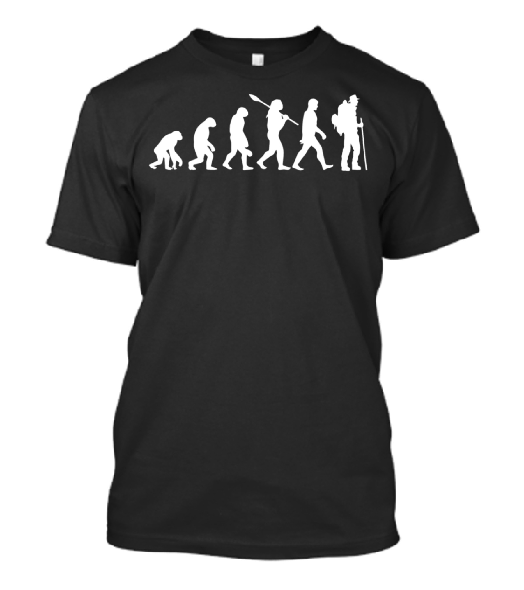 Evolution Hiking Adventure To Mountain Summit T-Shirt