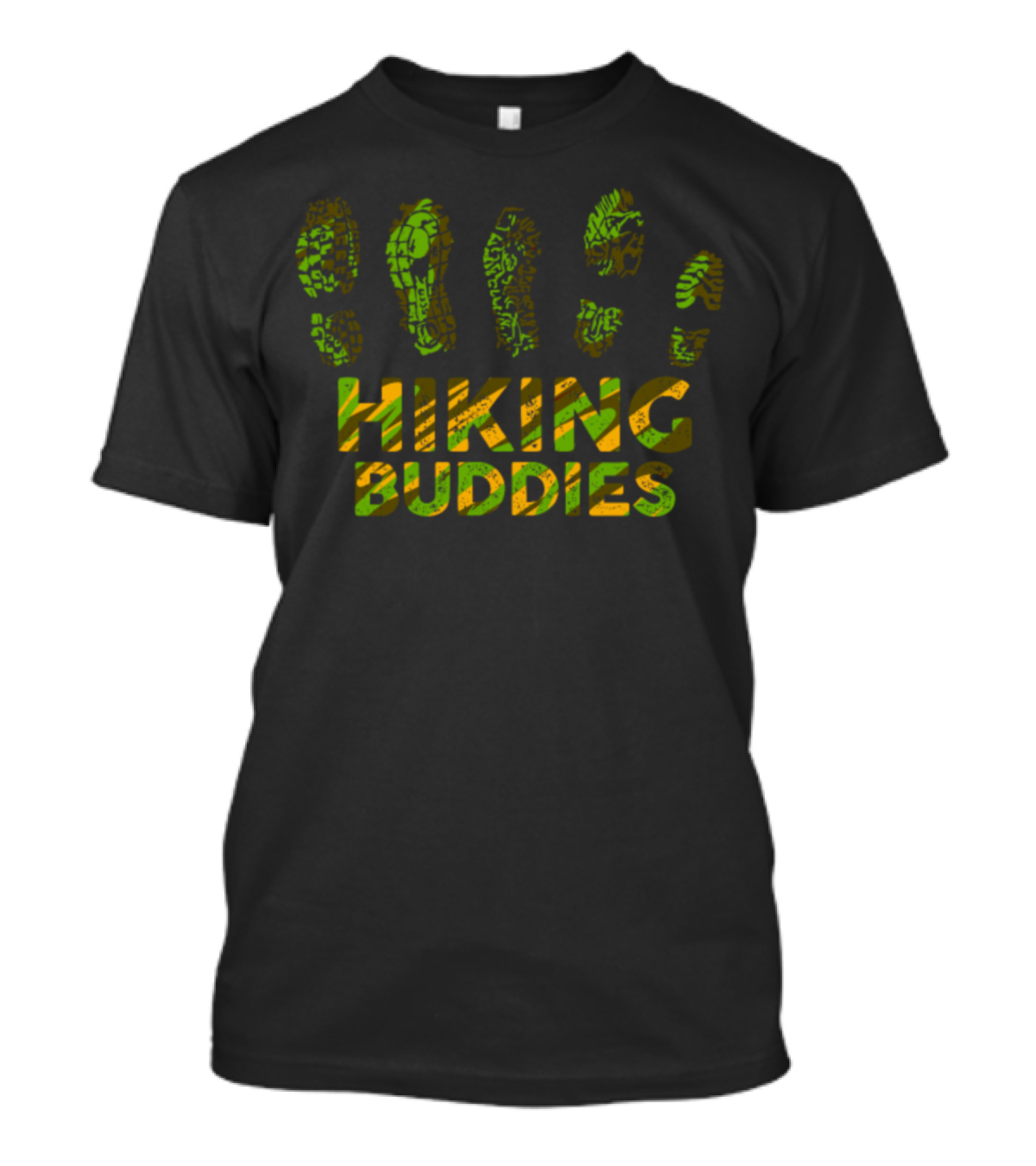 Hiking Buddies Trail Footprints T-Shirt