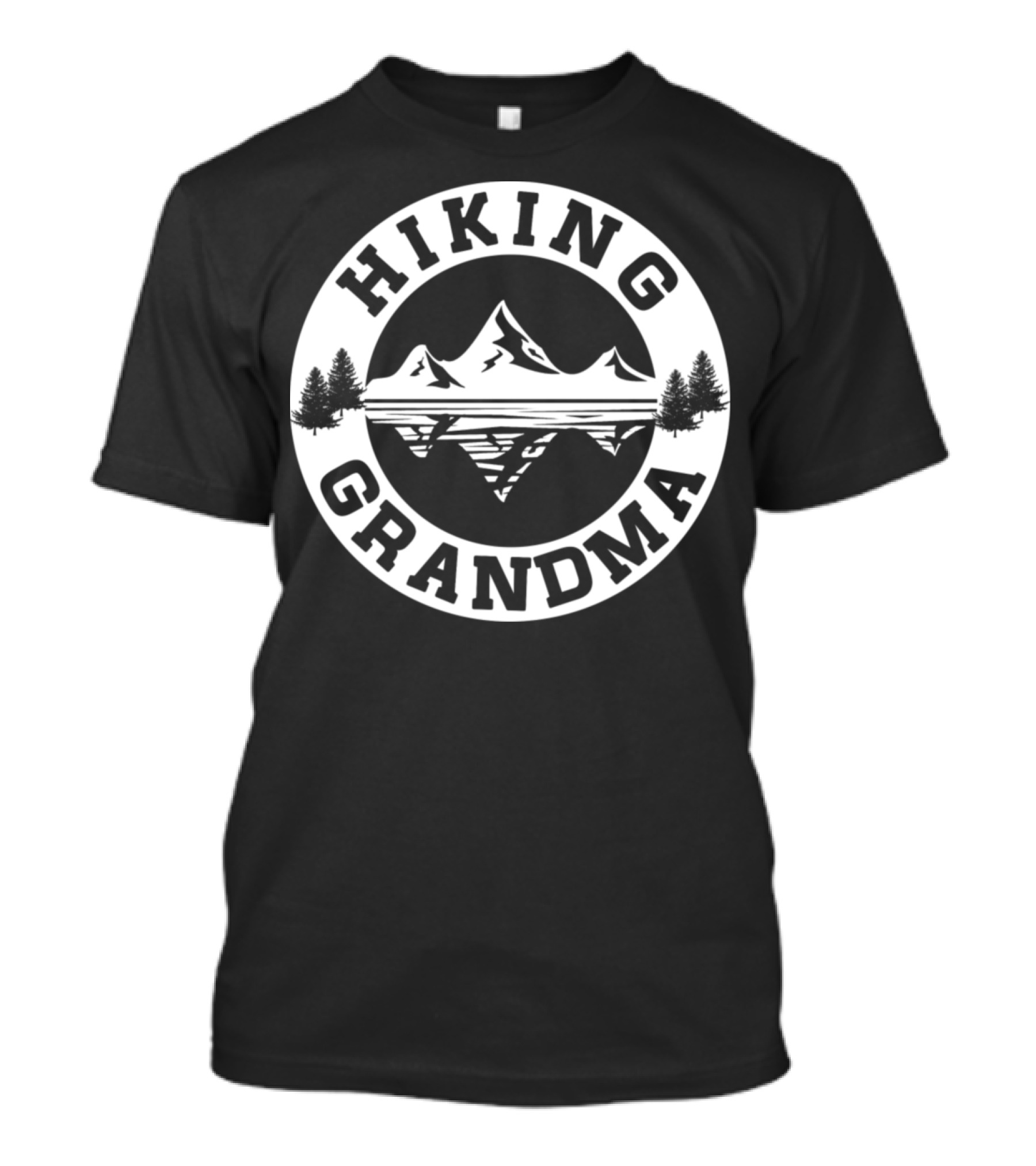 Hiking Grandma Mountains And Trees Adventure T-Shirt