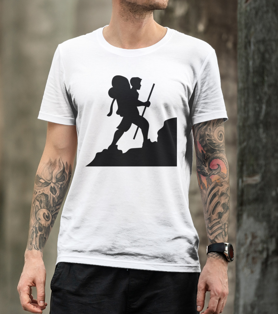 Hiking Hike Wander Walk Tramp Walker Wanderer Mountain Climber T-Shirt