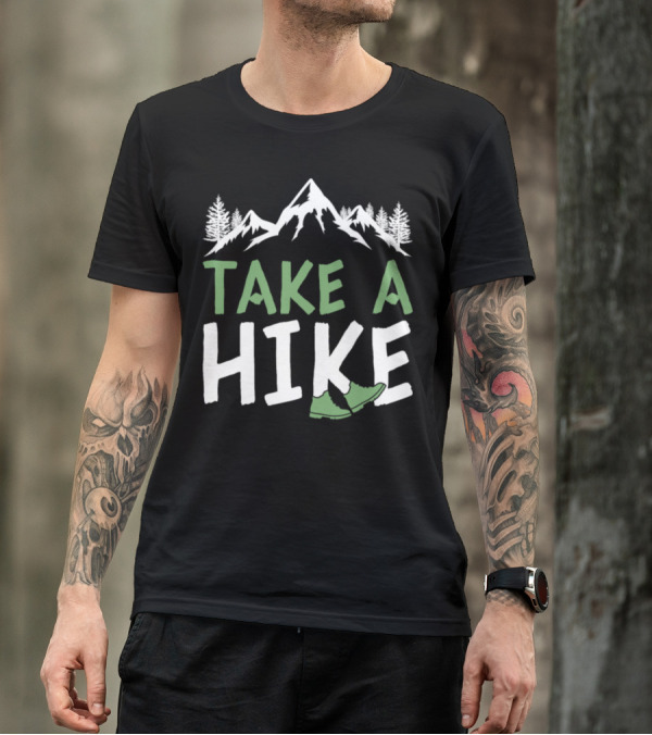 Take A Hike Mountains And Boots T-Shirt