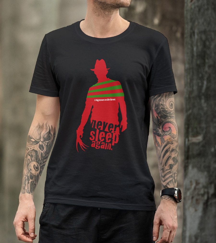 A Nightmare On Elm Street Never Sleep Again T-Shirt