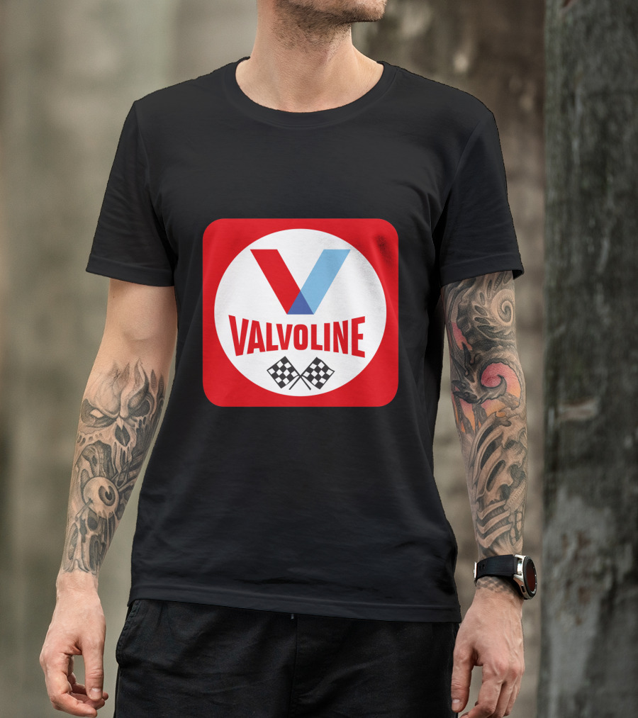 Valvoline Racing Checkered Flag T-Shirt