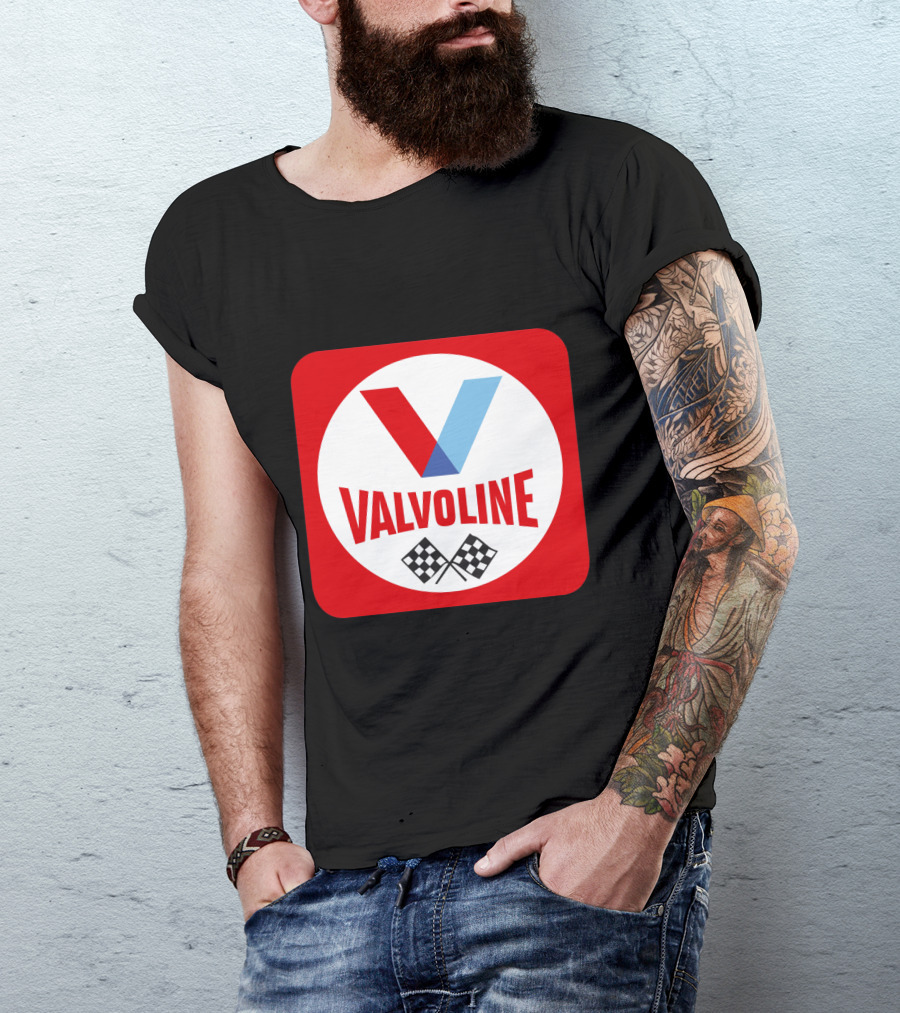 Valvoline Racing Checkered Flag T-Shirt