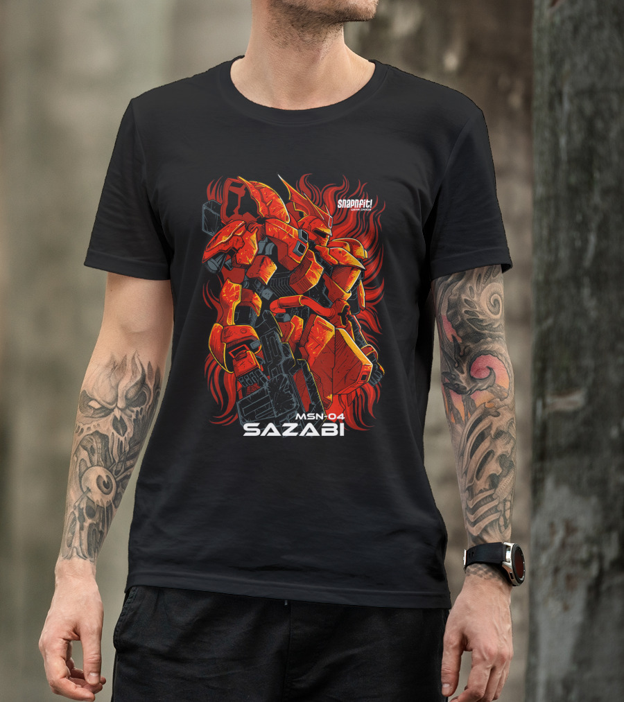Snapfit MSN-04 Sazabi Gundam T-Shirt
