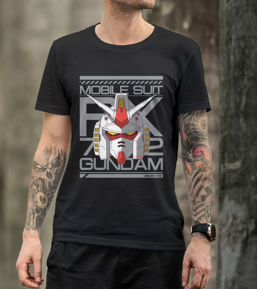 Mobile Suit RX 78 2 Gundam Amuro Ray T-Shirt