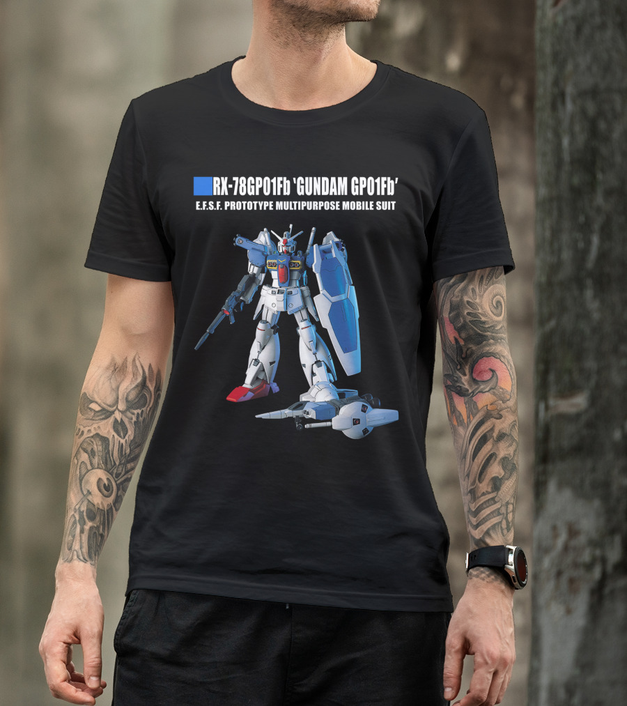 RX-78GP01Fb Gundam GP01Fb E.F.S.F. Prototype Multipurpose Mobile Suit T-Shirt