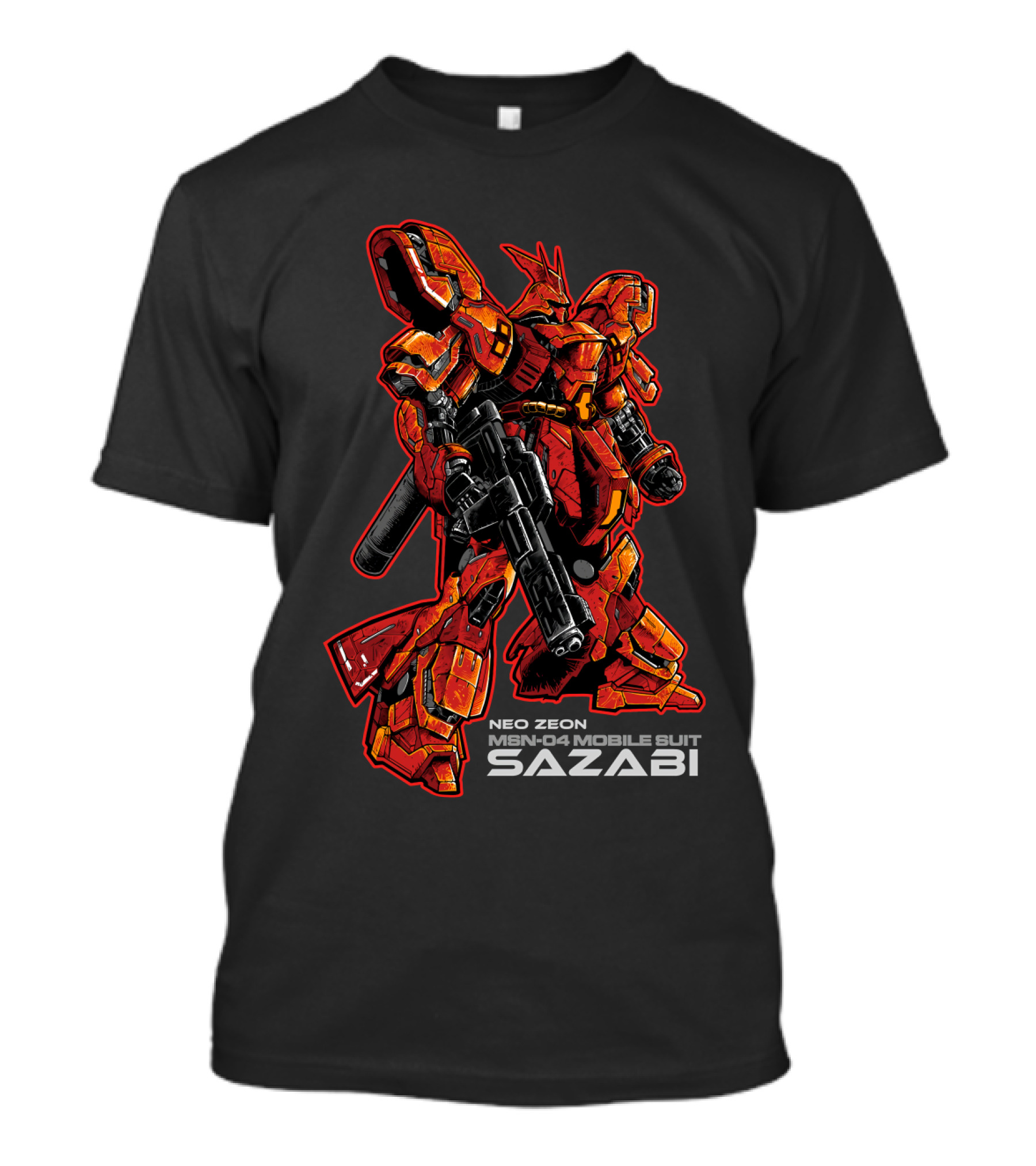 Neo Zeon MSN-04 Mobile Suit Sazabi T-Shirt