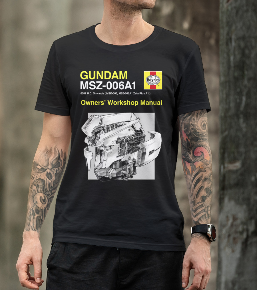 Gundam MSZ-006A1 Zeta Plus Owners' Workshop Manual Haynes 0087 U.C. Onwards T-Shirt
