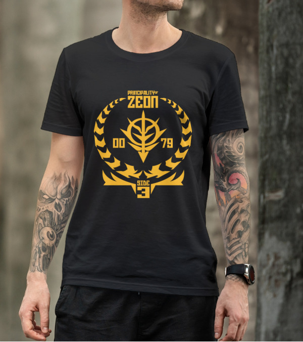 Principality Of Zeon 0079 Side 3 Emblem T-Shirt