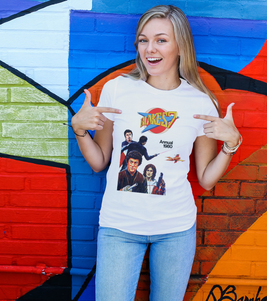 Blake's 7 Annual 1980 Classic Sci-Fi Series Cover T-Shirt