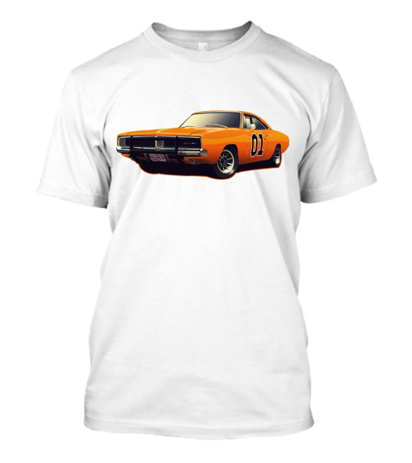 Dukes Hazzard General Lee 01 Classic Orange Car T-Shirt