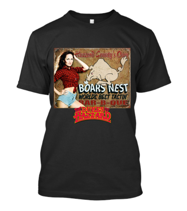 Hazzard County's Own Boars Nest World's Best Tastin Bar-B-Que The Dukes Of Hazzard T-Shirt