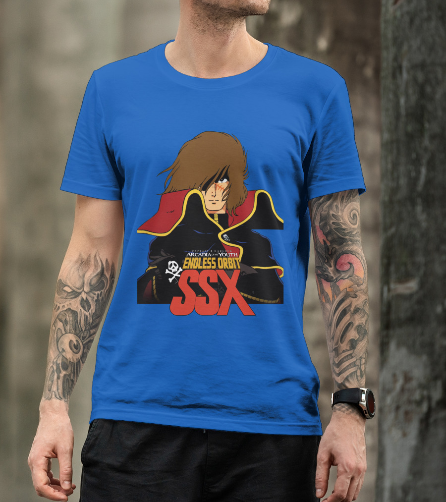 Captain Harlock Arcadia Of My Youth Endless Orbit SSX T-Shirt
