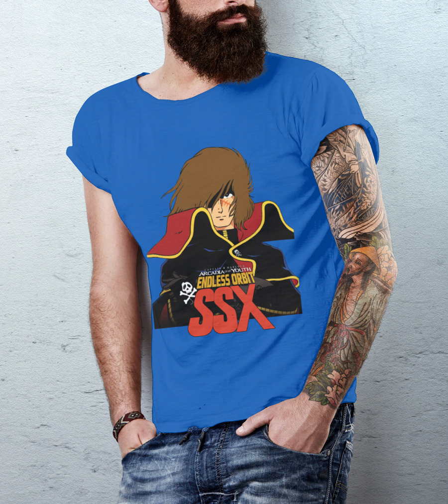 Captain Harlock Arcadia Of My Youth Endless Orbit SSX T-Shirt
