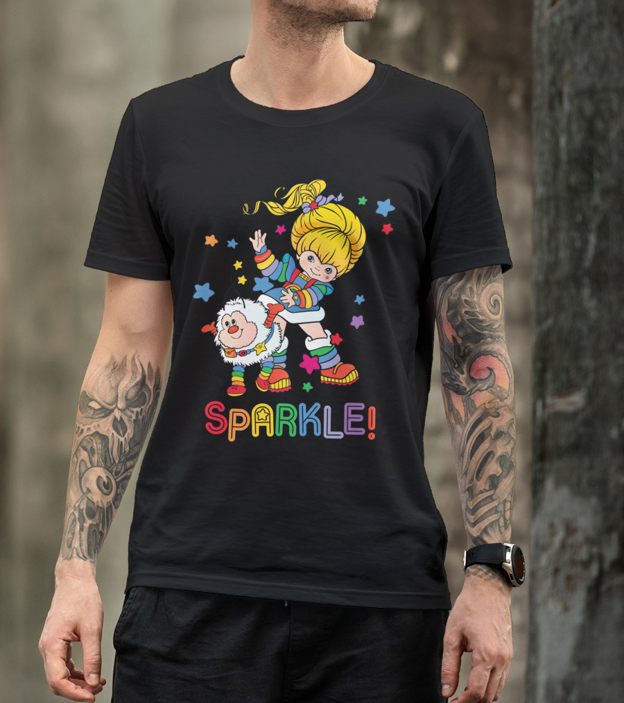 Rainbow Brite Sparkle Colorful Adventure With Twinkling Stars T-Shirt